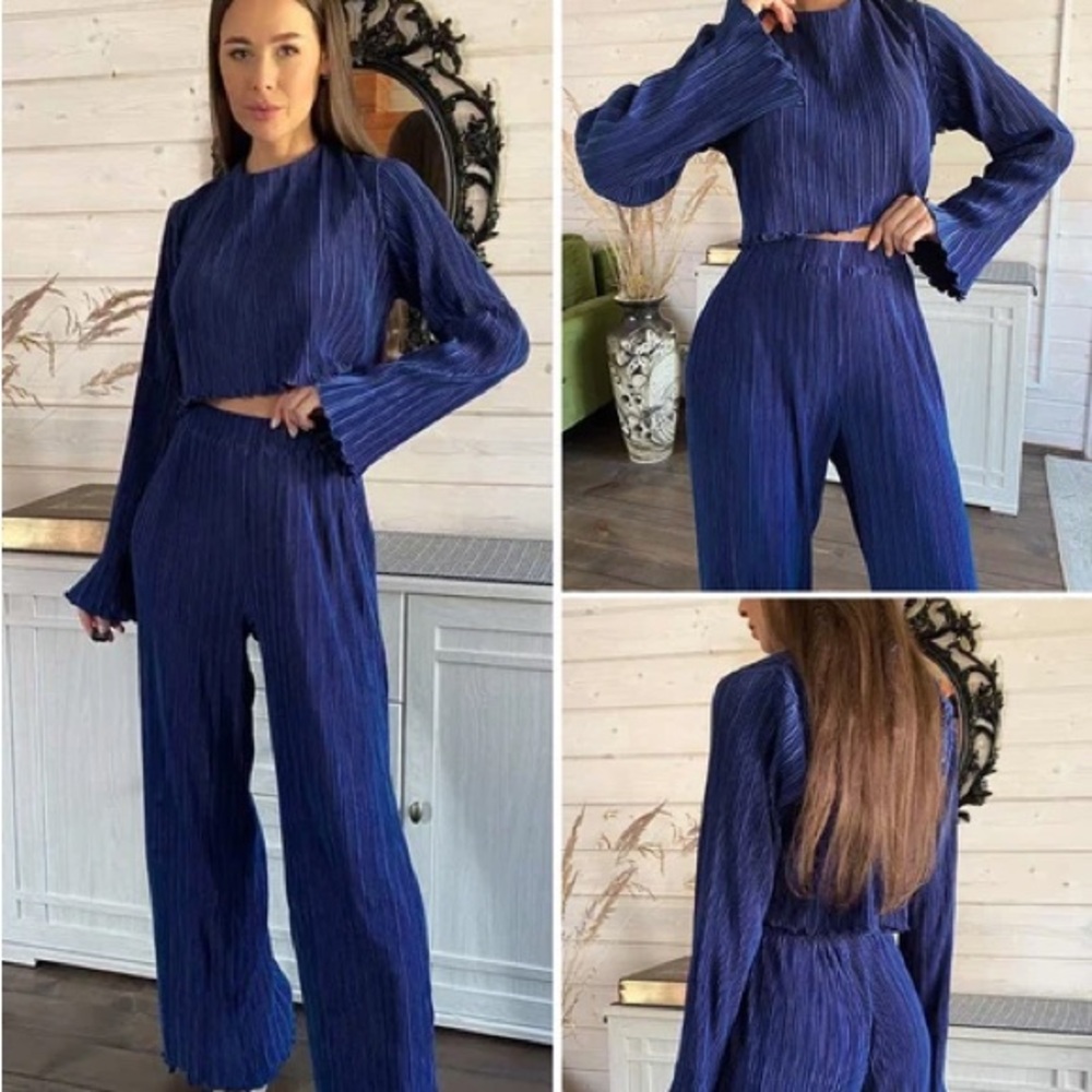 Elegant Blue Women's Jumpsuit